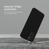 1 x RAW Customer Returns RhinoShield Case compatible with Samsung Galaxy S21 SolidSuit - Shock-absorbing thin protective case with premium finish 3.5 meter drop protection - classic black - RRP €29.23