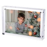 1 x RAW Customer Returns TRIXES A4 Acrylic Photo Frame - Multi-purpose magnetic glass effect picture frame, perfect for displaying on your desk, placing on your sideboard or displaying - RRP €28.15