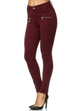 1 x RAW Customer Returns Elara Damen Stretch Hose Skinny Fit Jegging Chunkyrayan H86-5 Wine 48 4XL  - RRP €28.19