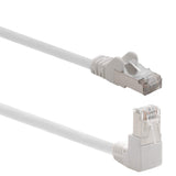 1 x RAW Customer Returns 1aTTack.de 366281 Cat.6 network cable angle 90 degrees 10m - white - 1 piece - Cat6 patch cable SFTP PIMF 1000Mbit s Rj 45 connector - 1 x 10m meter white - RRP €13.64