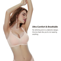 1 x RAW Customer Returns Dresime Nursing Bras, Ultra Comfort Wireless Maternity Bra Pregnancy Bras for Women - RRP €28.22