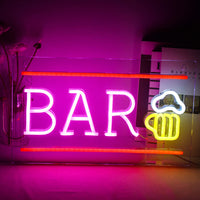 1 x RAW Customer Returns SIGNSHIP Neon Sign for Wall Room Decor Warm White Neon Light Shine Bright Letters USB Led Lights for Game Room Bedroom Bar Club Party Decoration Birthday Gift - RRP €33.38