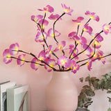 1 x RAW Customer Returns Esoes light branches decorative light decorative branches light branches LEDs lights branches light tree LED tree light branch decorative lighting for indoor outdoor purple pink  - RRP €12.1