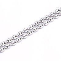 1 x RAW Customer Returns DonDon Men s Rosary Imitation Style Chain Stainless Steel 62 cm in a black velvet bag - RRP €18.14