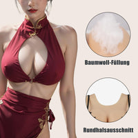 1 x RAW Customer Returns KUMIHO Silicone Breasts Crossdresser Breasts Artificial Breasts with Round Neck and Open Back for Crossdresser Drag Queen BG Cup - RRP €85.0