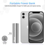 1 x RAW Customer Returns BONAI Small Power Bank 5800mAh External Battery Mobile Phone Portable Charger Mini Portable Charger Lightweight Power Bank for iPhone 13 Pro Max,12,11,XR,XS,X,SE,8 Plus,8,7,6,5,4s,Samsung Phones-Silver - RRP €17.92