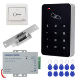 1 x RAW Customer Returns KDL Complete RFID Access Control System Kit with Stand-Along Keypad and Closer, DC12V 3A Power Supply, Door Exit Button, 10 RFID Key Tags - RRP €55.01