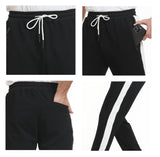 1 x RAW Customer Returns ZOXOZ jogging pants men s training pants men s sports pants men s long cotton leisure pants men s jogger sweatpants pants fitness trackpants gym zip pockets black 2XL - RRP €33.26