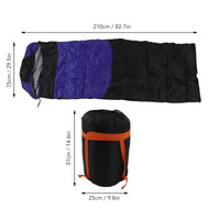 1 x RAW Customer Returns Electric Heated USB Sleeping Bag, Lightweight Heated Thermal Cotton Sleeping Bag With Single Down, Portable Non-Slip Compact Sleeping Bag For Camping, Hiking Blue  - RRP €90.45