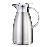 1 x RAW Customer Returns Haosens 1.8 liter stainless steel vacuum flask coffee pot household thermos bottle European style thermos bottle - hot and cold dual use silver  - RRP €29.23