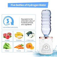 1 x RAW Customer Returns JAOGAUS Hydrogen Bottle, Portable Hydrogen Water Bottle, Rechargeable Hydrogen Water Generator with SPE and PEM Technology, Hydrogen Rich Ionizer for Home and Fitness - RRP €48.17