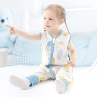 1 x RAW Customer Returns Mosbears Summer Sleeping Bag Cartoon Pattern Washable 0.5 Tog for Girls Boys Sleeveless - RRP €17.14