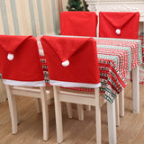 1 x RAW Customer Returns YKKJ 6 pieces Christmas chair covers, Christmas chair covers decoration, for decorations at home, restaurant, coffee shop or Christmas holidays. - RRP €36.0