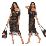 2 x RAW Customer Returns Shuanghao Women s Beach Dresses Swimwear Beachwear Lightweight Bikini Pareos Long Dresses Lace Cover Up Sexy Elegant Swimwear Swimsuit Boho Backless V-Neck Summer Beach Maxi Women - RRP €49.96