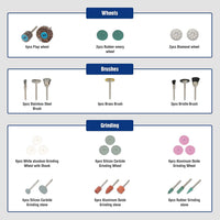 1 x RAW Customer Returns WORKPRO 276-Piece Multi-Purpose Rotary Tool Accessory Set, Multifunctional Accessories for Grinding Sanding Polishing Brush Cutting - RRP €25.74