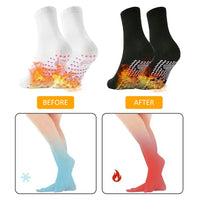 5 x Brand New Self-Heating Socks, Heated Socks, Magnetic Socks, Tourmaline Self-Heating Socks, Thermal Socks for Men Women, Tourmaline Socks for Camping, Hiking, Fishing, Cycling, 2 Pairs Black, White  - RRP €150.0