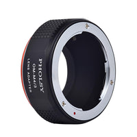 1 x RAW Customer Returns PHOLSY OM to M4 3 Lens Adapter for Olympus Zuiko OM Mount Lens and Micro Four Thirds M4 3 Camera Body MFT Micro 4 3 Mount Compatible with Olympus Panasonic Lumix OM-MFT - RRP €33.99