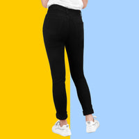 2 x Brand New PenghaiYunfei Women s Skinny Jeans - Stretch Slim 5-Pocket Jeans, Precision Stitching and Super Stretch Black, L  - RRP €35.98