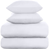 1 x RAW Customer Returns Utopia Bedding bed linen 135x200 4-piece - microfiber 2 duvet covers 135x200 cm 2 pillowcases 80x80 cm - white - RRP €22.13