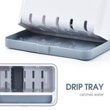 2 x Brand New KINGRACK sink organizer, sink organizer, sink caddy, organizer for the sink, multi-purpose sink shelf for kitchen accessories with drip tray, rust-proof for dishwashing detergent, white - RRP €30.92