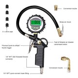 2 x RAW Customer Returns URAQT Digital Pressure Gauge, Digital Pressure Gauge with LCD Display, Tire Pressure Gauge for Car, Motorcycle, Truck, SUV - RRP €31.98