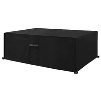 1 x RAW Customer Returns Dokon Garden Furniture Cover Waterproof Heavy Duty 600D Oxford Fabric Garden Table Cover with Ventilation Holes Windproof UV Resistant Protective Cover for Lounge Furniture Seating Group 200x160x70cm  - RRP €36.29