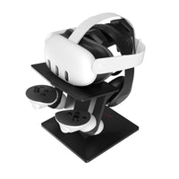 1 x RAW Customer Returns Digicharge VR Headset Stand for Meta Quest 3 Oculus Quest 2 VR Mount Display Storage for Headset and Touch Controller - RRP €28.02