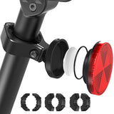 1 x RAW Customer Returns SUPMEGA AirTag Bicycle Mount, Hidden AirTag Bicycle Reflector with Metal Holder, Anti-Theft GPS Tracker Accessories Waterproof AirTag Holder for Bicycles, E-Bikes and Scooters - RRP €19.78