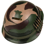 1 x RAW Customer Returns MIK funshopping money box money box in skull design skull with camouflage helmet  - RRP €28.43