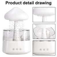 1 x RAW Customer Returns Humidifier, room humidifier, humidifier 450 ml, humidifier bedroom - RRP €56.24