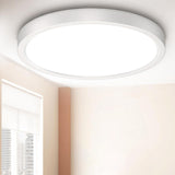 1 x RAW Customer Returns IAB 2 Units Modern LED Ceiling Light, 18W 4000K Round Natural White Ceiling Lamp, IP44 Waterproof Bathroom Ceiling Light, Ceiling Light for Kitchen, Living Room, Bedroom - RRP €30.48