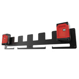 1 x RAW Customer Returns Meistergut Premium wall mount for Einhell batteries made of solid steel Made IN Germany - Stable Einhell battery holder for order in the workshop and car including mounting set - Professional holder - RRP €35.28