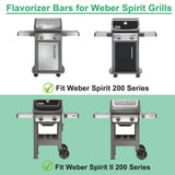 1 x RAW Customer Returns WELL GRILL 7635 38.9cm Flavorizer Bars for Weber Spirit 200 Series Model 2013-2017 , Spirit II E-210 E-220 S-210 S-220 2017-Newer , Porcelain-enameled burner cover gas grill, heat shield - RRP €26.0