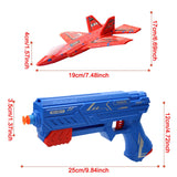 1 x Brand New Airplane toy, model foam aircraft launcher, throwing glider, polystyrene plane model with catapult, aircraft outdoor sports toy, outdoor interactive games, glider - RRP €15.08