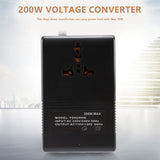 1 x RAW Customer Returns Yoiimiya Transformer Voltage Converter 200W Reducer 220V 110V AC Reducer Travel Voltage Converter Converter EU Plug - RRP €21.6