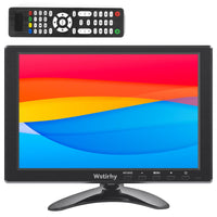 1 x RAW Customer Returns Wstirhy 10.1 inch Monitor 1920x1200 IPS LED Screen Small Monitor with HDMI VGA AV BNC USB, CCTV Monitor for PC, Computer, Built-in Speaker - RRP €73.61