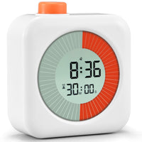 1 x RAW Customer Returns EooCoo Visual Timer - White - RRP €21.99