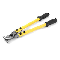 1 x RAW Customer Returns QWORK wire rope cutter forged, cable cutter, 350mm, for cutting steel wire up to 9mm, high temperature heat treatment made of stainless steel - RRP €22.45