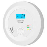 1 x RAW Customer Returns X-Sense Carbon Monoxide CO Detector with 10 Year Lifespan, Replaceable Battery Powered Alarm with Digital Display, CO03B - RRP €17.14