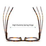 1 x RAW Customer Returns KoKoBin Pack of 3 Oversized Round Reading Glasses Women Men Anti Blue Light Computer Spring Hinge Reader Pack of 3, 3  - RRP €18.44