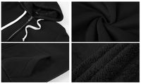 1 x Brand New SwissWell Women s Hoodie Hooded Sweatshirt with Zip Basic Warm Fleece Jacket Unicolor Hooded Jacket Causal Sweatshirt Winter Jacket with Hood Hooded Jacket Pullover for Women 022 Black XL  - RRP €22.8