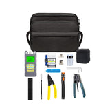 1 x RAW Customer Returns DAXGD 9 In 1 Fiber Optic FTTH Toolkit with FC-6S Fiber Cleaver and Optical Power Meter 5km Visual Fault Locator Wire Stripper - RRP €78.49