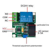 1 x Brand New Qeunrtiy 3PCS 0-5A AC Current Detection Sensor Module Switch Output Sensor - RRP €24.0