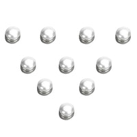 6 x Brand New Set of 5 Bridal Veil Weights Magnetic Beads Bachelorette Dress Beads Double Sided Faux Pearls for Bride Wedding Party First Communion - RRP €100.8