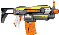 4 x Brand New Premium Blaster Electric Rifle Rapid Fire Soft Dart Blaster Elite Flame War incl. Ammunition - RRP €161.12