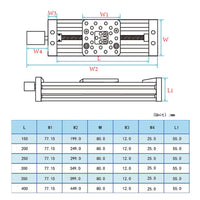 1 x RAW Customer Returns Zeberoxyz 200mm 4080U Z Axis Screw Slide Table Linear Actuator Kit Linear Module for 3D Printer and DIY CNC Router Parts XY Z Axis 200mm  - RRP €70.58