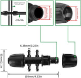 21 x Brand New Hydrogarden 15 pieces hose connector 1 2 inch, T-pieces irrigation connector, garden hose connector, reducing T-piece with barbs for garden irrigation system - RRP €388.29