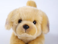 1 x RAW Customer Returns CU-MATE Golden Retriever Stuffed Animal Simulation Dog - Realistic and Lifelike Soft Handmade Lying Dog Plush Toy Gift for Boys Girls - RRP €30.84