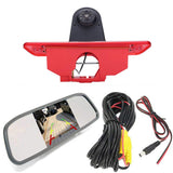 1 x RAW Customer Returns HD Caravan Transporter Reversing System Brake Light Rear View Camera Roof Camera Parking Camera Parking Aids With Angle Adjustable Compatible with Peugeot Expert FIAT Scudo Citroen Jumpy Toyota Proace - RRP €129.98