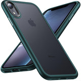 31 x Brand New Anqrp Cover per iPhone XR, Militare Antiurto Ricarica Wireless Antigraffio Silicone Traslucido Case e Morbido Ultra Sottile TPU Bumper, Custodia per iPhone XR 6.1 , Verde - RRP €530.1